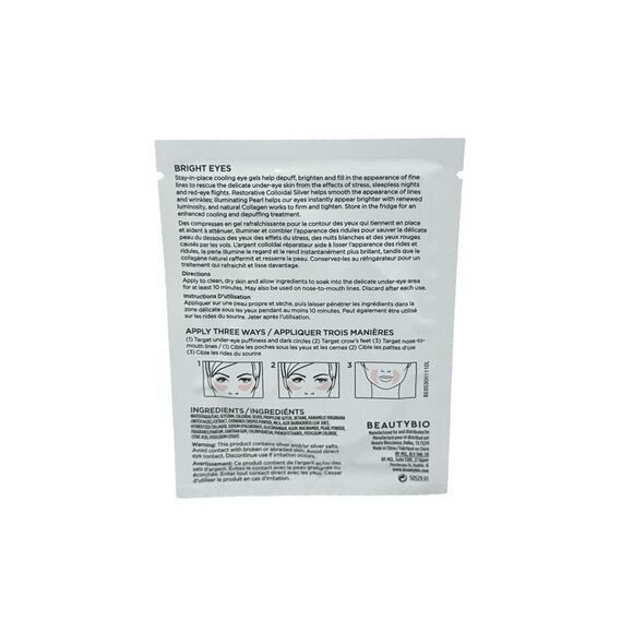 BeautyBio Bright Eyes Depuffing & Brightening Eye Gels - 15 Pairs - Picture 4 of 4